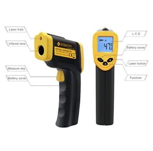 Etekcity Laser Infrarot Thermometer / Pyrometer, -50 bis +380°C - 7