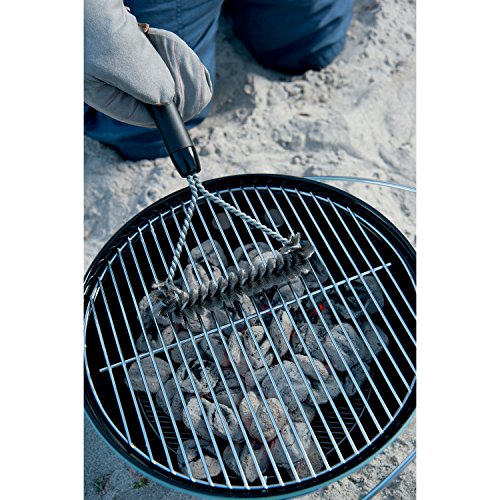 Weber 6494 Dreiseitige Grillbürste , 30 cm - 2