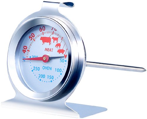 Rosenstein & Söhne 2in1 XL Braten- und Ofen-Thermometer für Gar- & Backofentemperatur