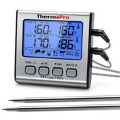 Digitales Grillthermometer mit zwei Temperaturfühlern